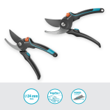 Foarfece de grădină Gardena PremiumCut Pro pentru lemn proaspăt, cu două lame, diametru de tăiere 24 mm