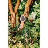 Hotel pentru insecte Essential Bee Hotel, din fibră, gri, 18 cm