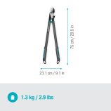 Gardena Foarfece pentru crengi EnergyCut Pro L, cu două lame, foarfece pentru lemn verde