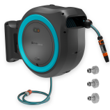 Gardena PowerRoll XL – cutie de perete pentru furtun de 35 m, turcoaz – fără baterie