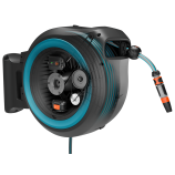 Gardena PowerRoll XL – cutie de perete pentru furtun de 35 m, turcoaz – fără baterie