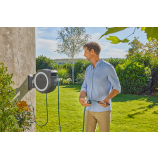 Gardena PowerRoll XL – suport de perete pentru furtun de 35 m, alb – fără baterie