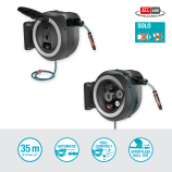 Gardena Cutie de perete cu baterie PowerRoll XXL, solo, 40 m, albă