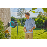 Gardena Cutie de perete cu baterie PowerRoll XXL, solo, 40 m, turcoaz
