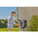 Gardena Cutie de perete cu baterie PowerRoll XXL, set, 40 m, alb