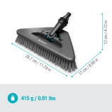 Gardena Cleansystem – perie manuală moale și flexibilă, pentru curățarea suprafețelor delicate