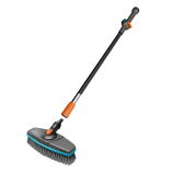 Set de spălare Gardena Cleansystem cu perie moale și mâner, pentru curățarea suprafețelor delicate