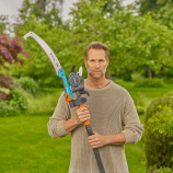 Gardena StarCut Pro L – set, cu două lame, tăietor telescopic cu ferăstrău și adaptor