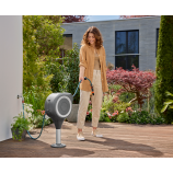 Gardena Cutie de terasă pentru furtun RollUp M, furtun de 20 m, alb, înfășurare automată