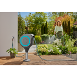 Gardena Cutie de terasă pentru furtun RollUp M, furtun de 20 m, turcoaz, înfășurare automată