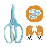 Fiskars Foarfece de antrenament, turcoaz 3+ 1064068