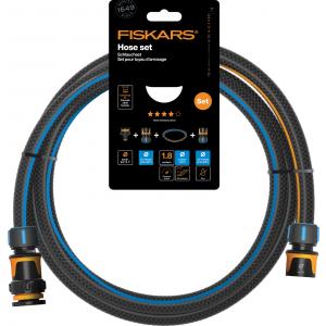 Fiskars Set furtun aspersor 13 mm (1/2") 1,8 m cu cuplaje 1057621