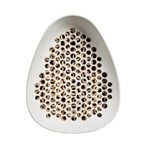 Hotel pentru insecte Essential Bee Hotel, din fibră, gri, 18 cm