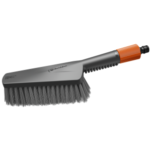 Perie manuală Gardena Cleansystem M, moale, cu racord pentru furtun, pentru curățarea suprafețelor mici