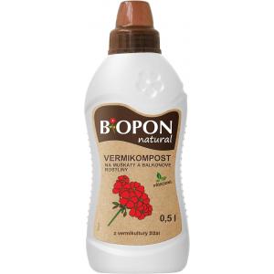 Vermicompost natural Bopon pentru geranium și plante de balcon