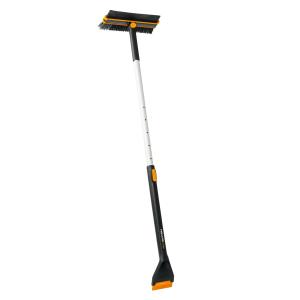 Fiskars Spatulă cu telcuș și racletă, telescopică și rotativă, seria X 1078492