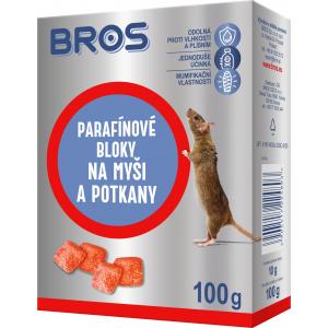 Blocuri de parafină Bros pentru șoareci, șobolani și șobolani
