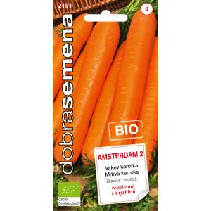 Semințe bune Morcov Amsterdam Morcov timpuriu organic pentru accelerare 2g