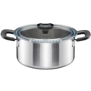 Fiskars Oală cu capac, 3,0 L / 20 cm, oțel inoxidabil 1072316